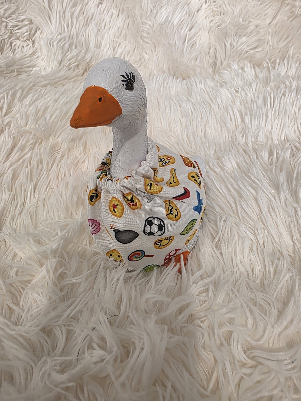 7" Desk Goose Handcrafted Emoji-Print Dress